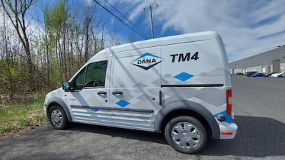 Dana TM4 is located in the industrial area of ​​Boucherville.