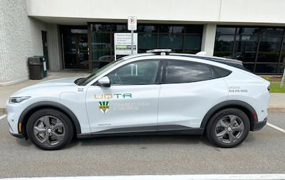 Two Mustang Mac-E cars were leased by the University from the Rolling Equipment Management Center of the Ministry of Transport.