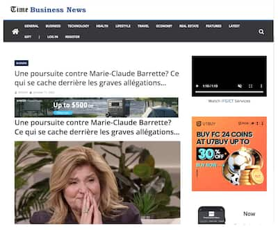 Maripier Morin and Journal de Quebec