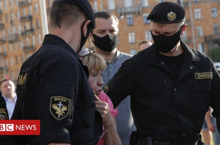 Belarus opposition protests end in arrests