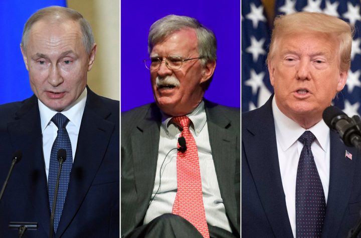 Bolton says Putin thinks he can play Trump 'like a fiddle'