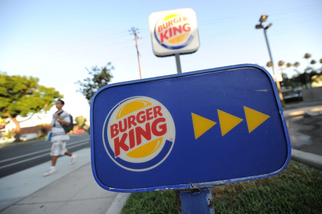 Burger King's U.S. same-store sales are flat as fast-food customers return