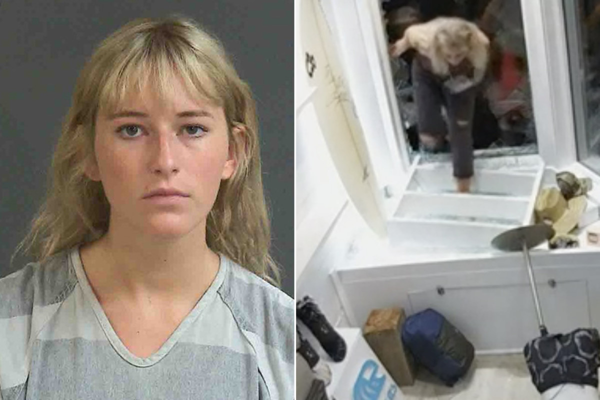 Female robbery charge during the looting in South Carolina