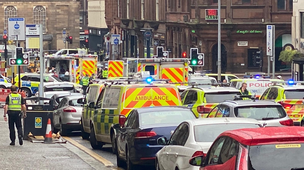 Glasgow stabbing suspect killed after six people injured: UK | UK News