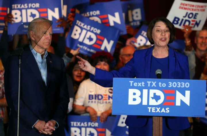 Klobuchar urges Biden to pick nonwhite woman as running mate