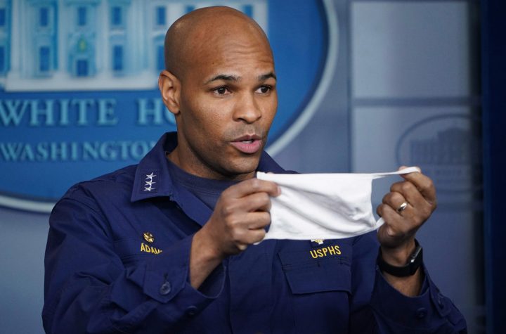 Surgeon General Jerome Adams urges Americans to wear masks