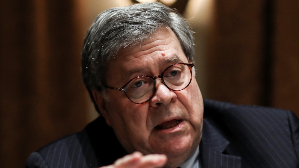 US: Impeaching Barr a 'waste of time', says top Democrat | Trump News