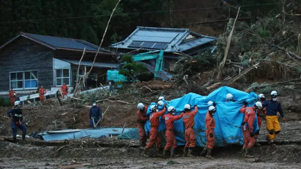 14 residents feared dead after heavy rain floods elderly care home in Japan