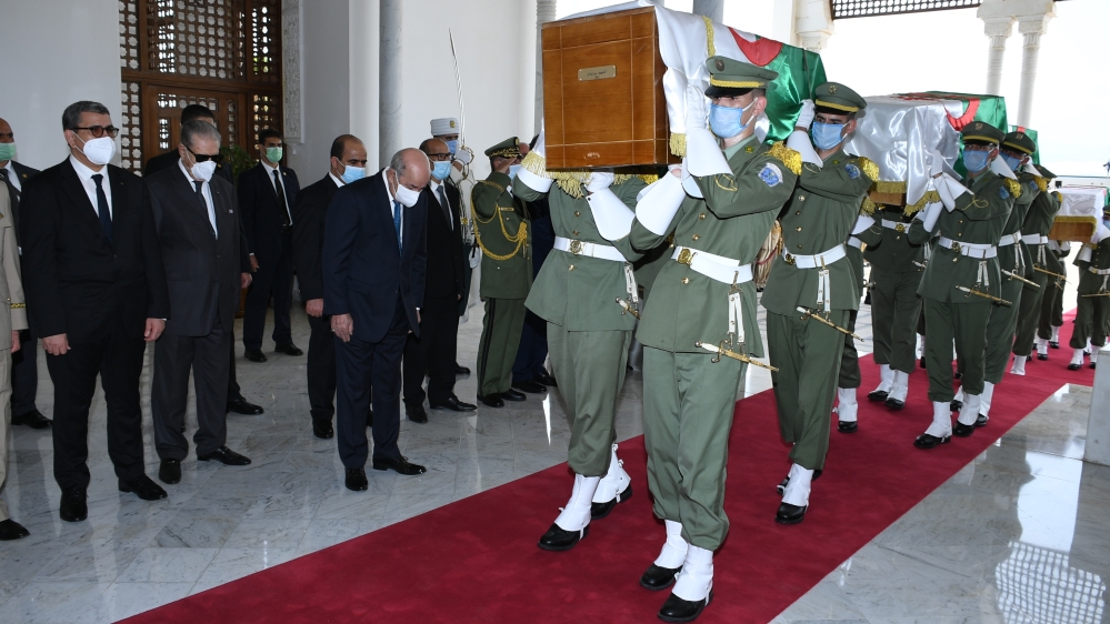 Algeria receives remains of fighters from France