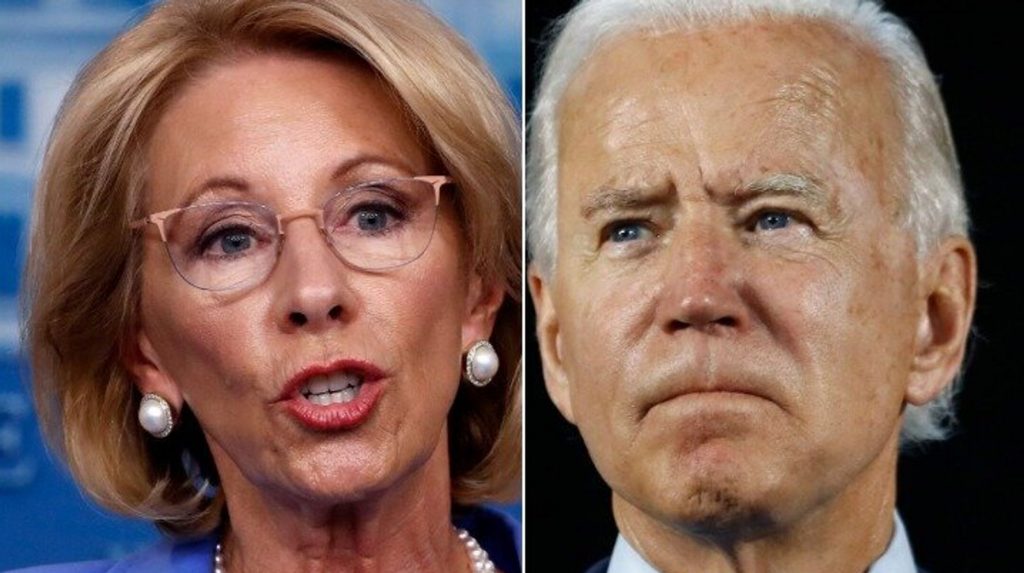 Joe Biden Hammers Betsy DeVos With A Promise That Has His Supporters Fired Up