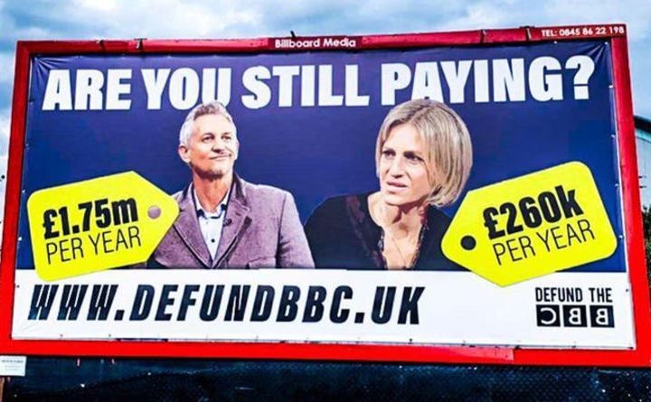 BBC News: Defund the BBC campaign launches billboards targeting Gary Lineker | UK | News