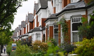 Residential properties in London in July 2020.