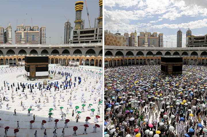 The Hajj in 2020 v the Hajj in 2019