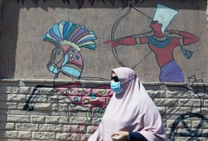 A mural on a street in Cairo.