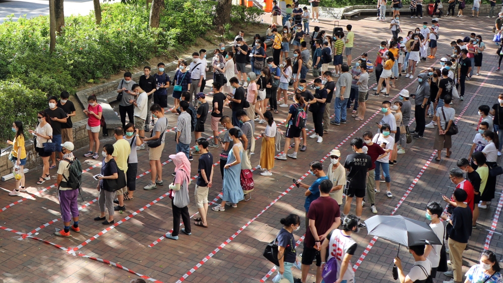 Hong Kong: 500,000 cast 'protest' vote against new security law | News