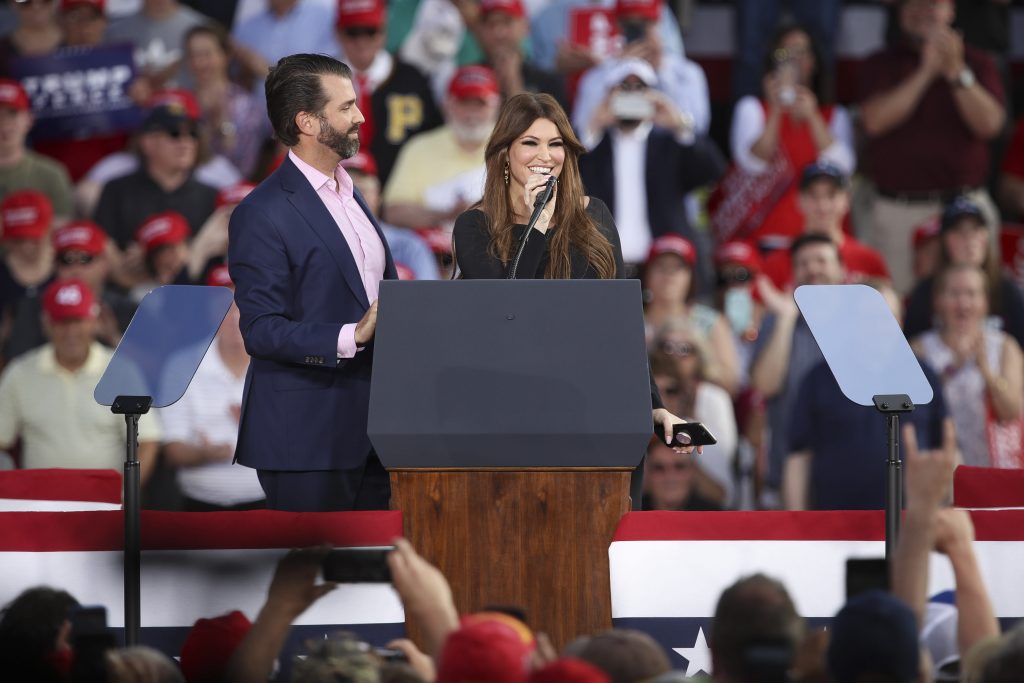 Kimberly Guilfoyle, Donald Trump Jr.'s girlfriend, tests positive