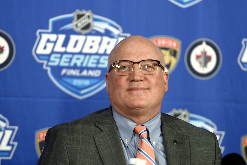© Reuters. Ice Hockey - NHL Global Series - Florida Panthers v Winnipeg Jets