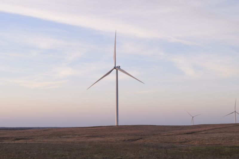 Wind turbines owned by Berkshire Hathaway Energy in O’Neill, Nebraska.