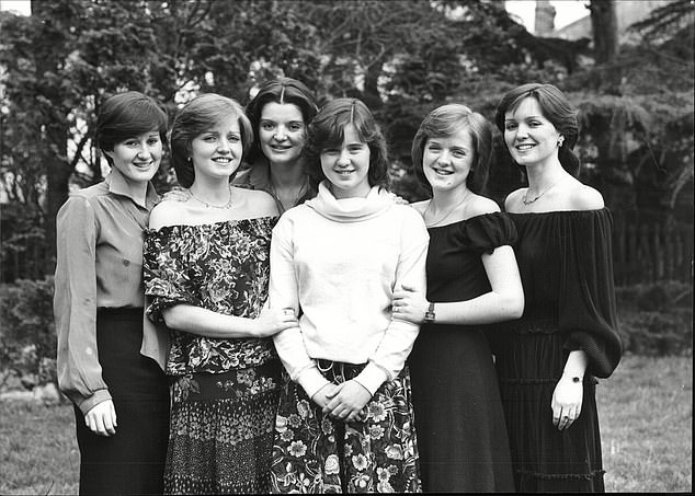 The sisters, who formed part of Irish pop group The Nolans, endured a round of chemotherapy together at Blackpool's Victoria Hospital last month after receiving the devastating diagnoses. Pictured: Denise, Linda, Anne, Coleen, Bernadette and Maureen Nolan