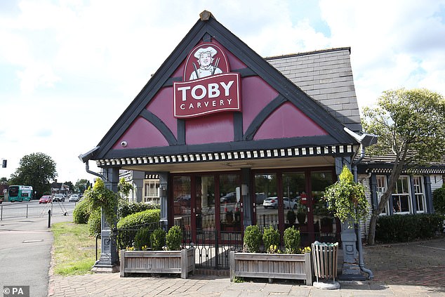 Toby Carvery in Langley, Slough, one of the participating restaurants in Eat Out to Help Out