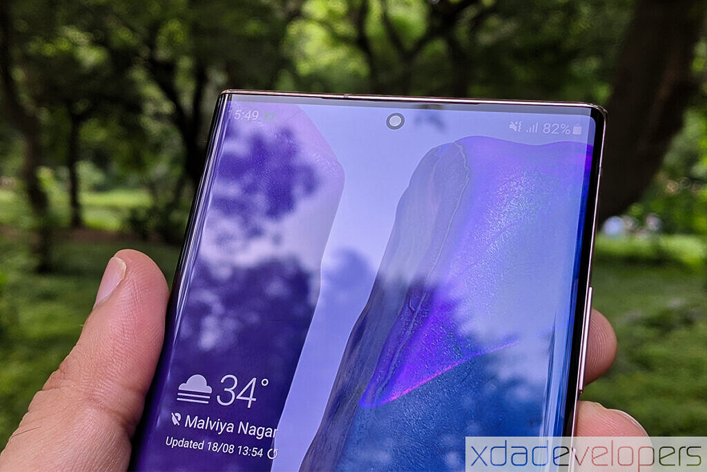 Samsung Galaxy Note 20 Ultra display