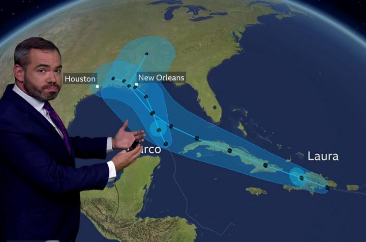 Thousands evacuated as two storms head for southern US