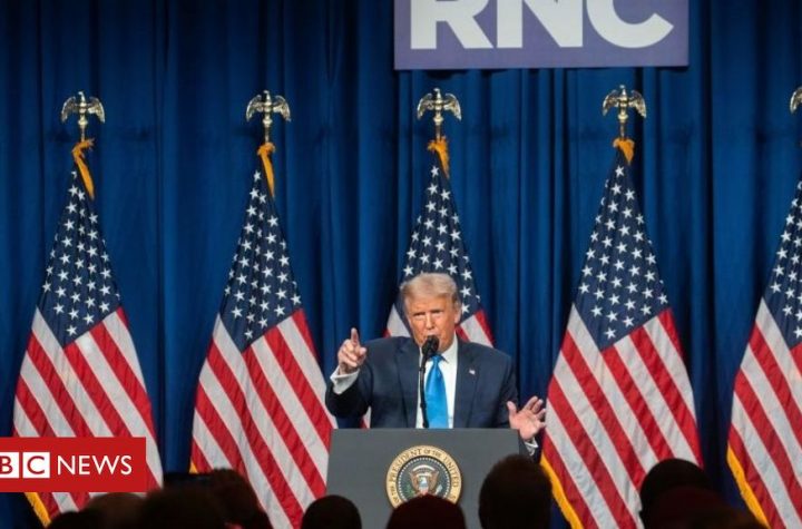 RNC 2020: Trump warns Republican convention of ‘rigged election’