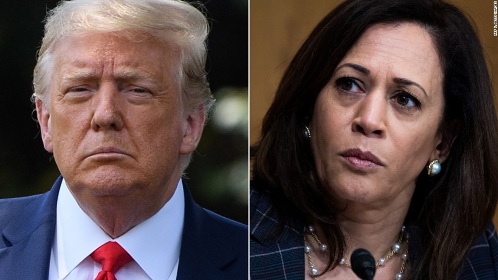 Fresh off convention, Trump launches baseless attack on Kamala Harris