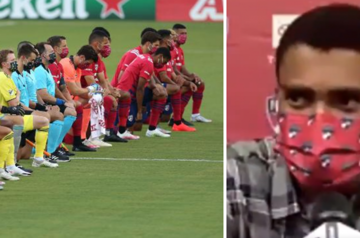 Fans boo MLS soccer players as they kneel for US national anthem—player calls them 'disgusting'