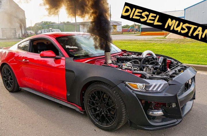 This diesel-powered Ford Mustang muscle car will amaze enthusiasts