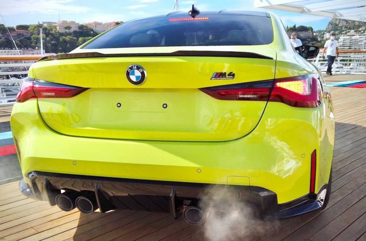 Listen to the 2021 BMW M4 competition its inline-six tune