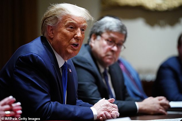 Attorney General William Barr, who was properly pictured with Trump, explained to the president about the ballots that were discarded before the investigation was unveiled Thursday.
