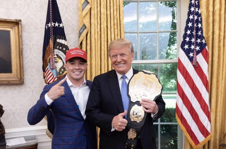 After the UFC Vegas 11 victory, President Donald Trump called Colby Cowington: 'I'm proud of you'