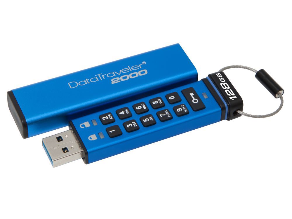Kingston Digital DataTraveler 2000 releases an additional 128GB capacity to encrypted USB
