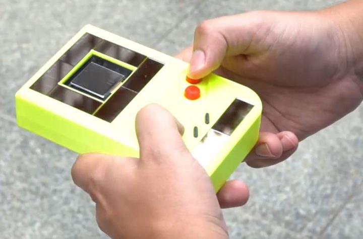 Researchers have created a game boy who does not need batteries