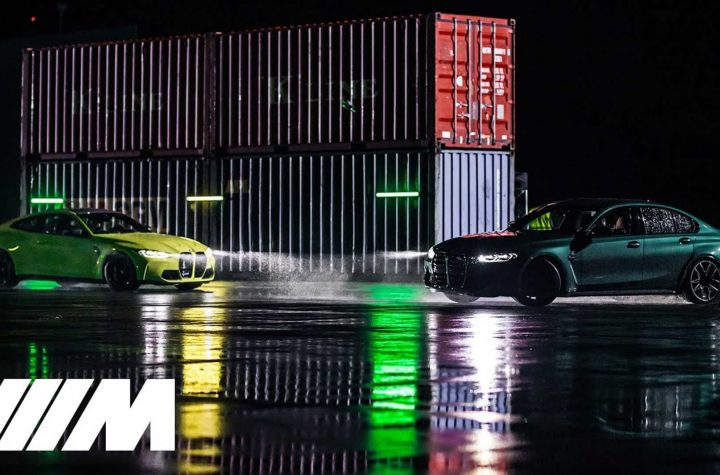 The 2021 BMW M3, M4 competition features the Fast Vs Fun 'Race' in the official video