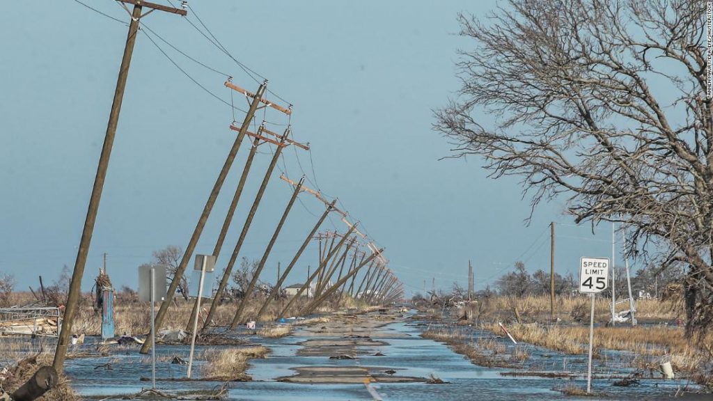 The Delta hurricane killed at least four people and injured hundreds more