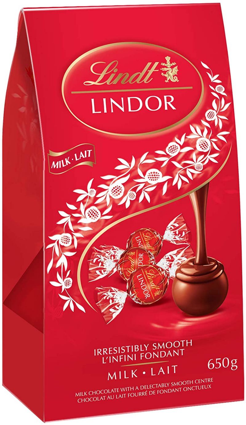 Jumbo Bag with Lindt Lindor Milk Chocolate, 52 Truffles - Now on sale for 2020 Prime Day. 