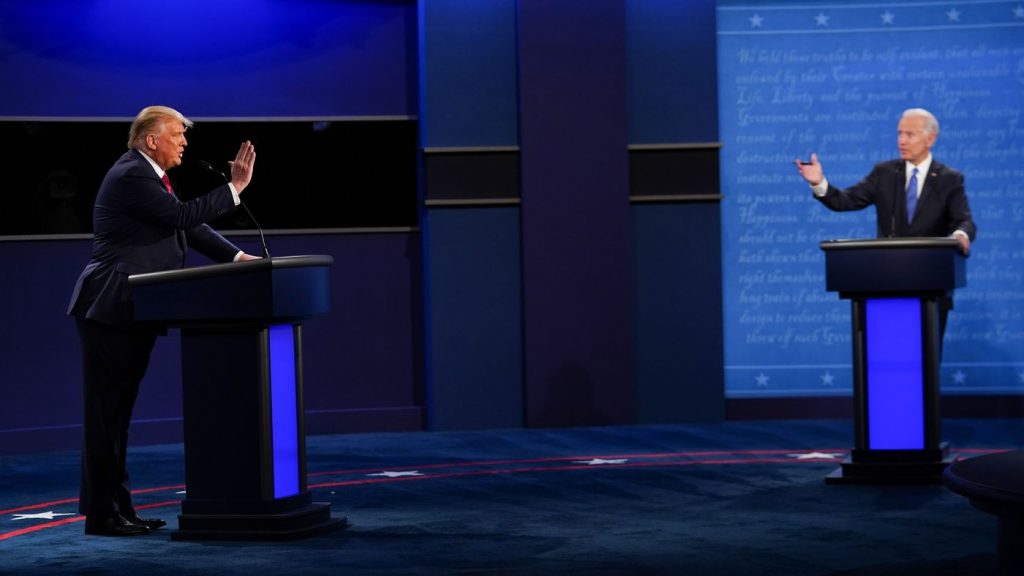 5 ways to depart from the last Trump-Biden presidential debate: NPR