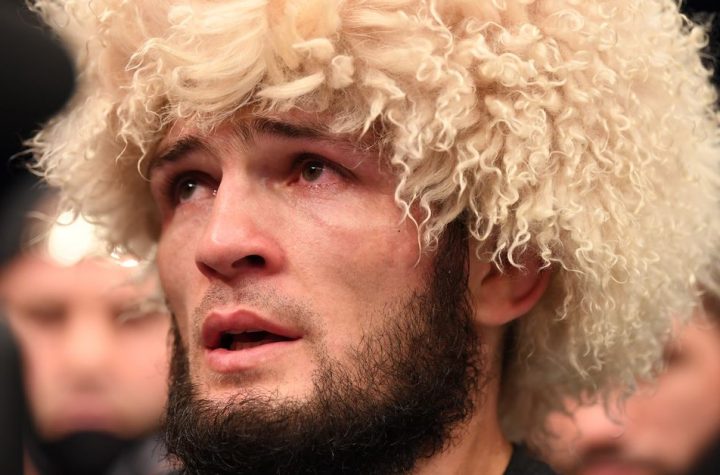 Khabib Noormagomedov pays tribute to father after emotional UFC 254 victory