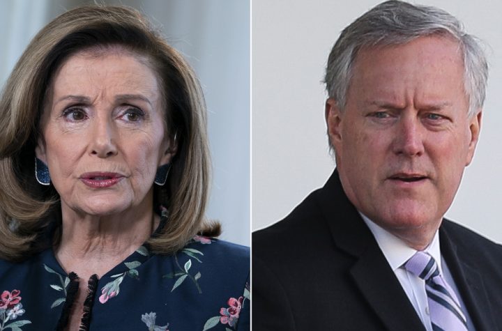 Pelosi and Meadows' trade allegations over stimulus negotiations in the token agreement remain unclear