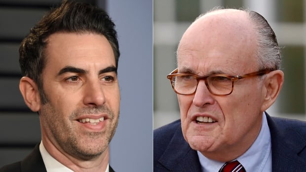 Rudy Giuliani is caught up in the hotel bedroom scene in the new Borat movie