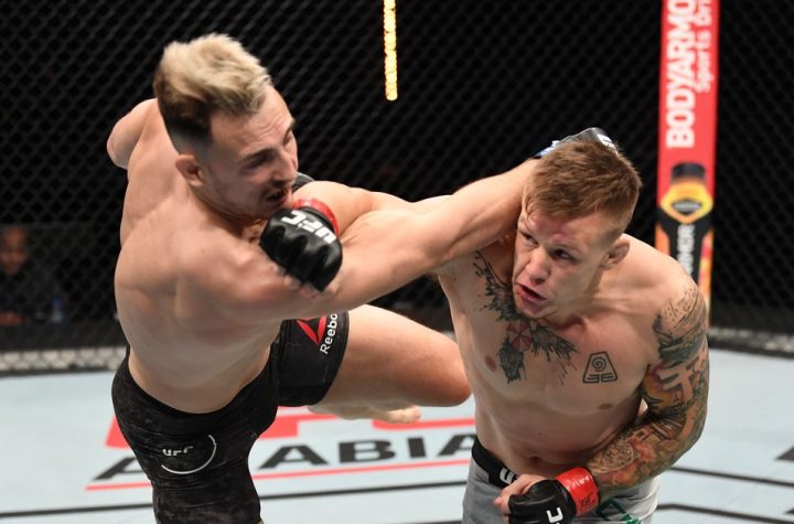 UFC Fight Island 6 Video: Jimmy Crut crushes Modestas Bucaskas with a devastating first round knockout