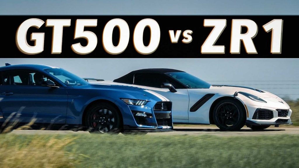 Before the Corvette ZR1 Races Mustang Shelby GT500 1,000-HP Upgrade