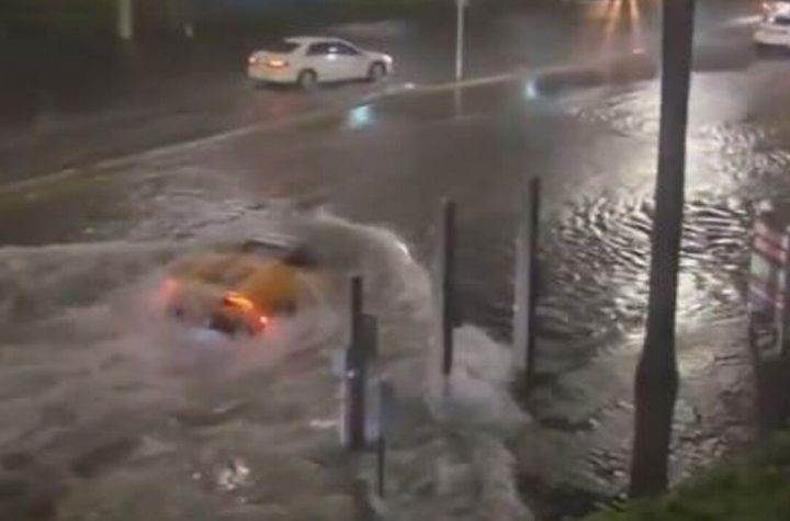 Tropical storm Eta turns Florida streets into rivers, Lamborghini identified as 'submarine'