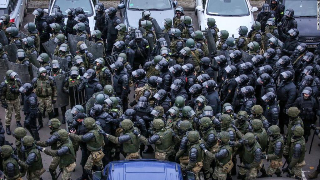 At least 1,000 people were detained in Belarus in a single day following the death of a protester