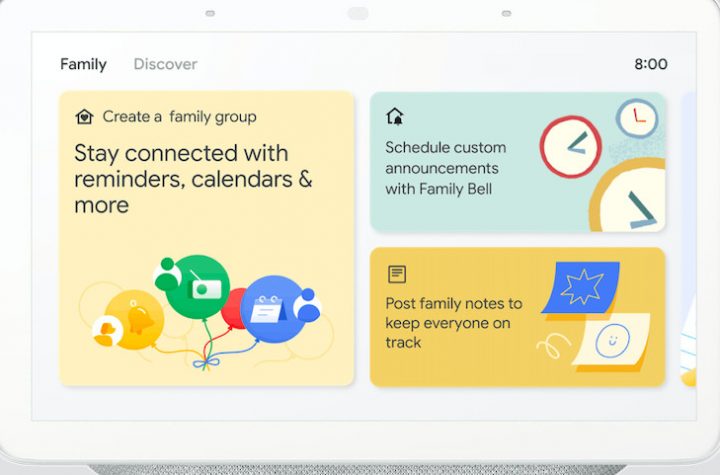Updates Google Assistant and Fi with family-based features