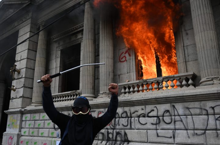 Guatemalan protesters infuriate Congress  Latin America