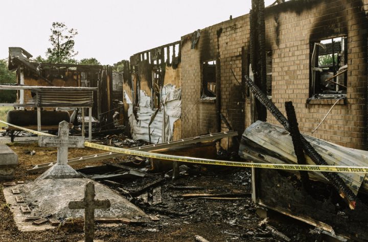 Man sentenced to 25 years in prison for burning 3 black churches in Louisiana