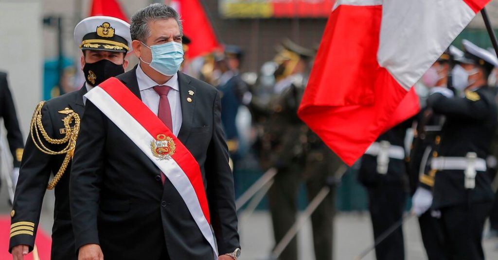 Peruvian caretaker President Manuel Merino has resigned amid protests